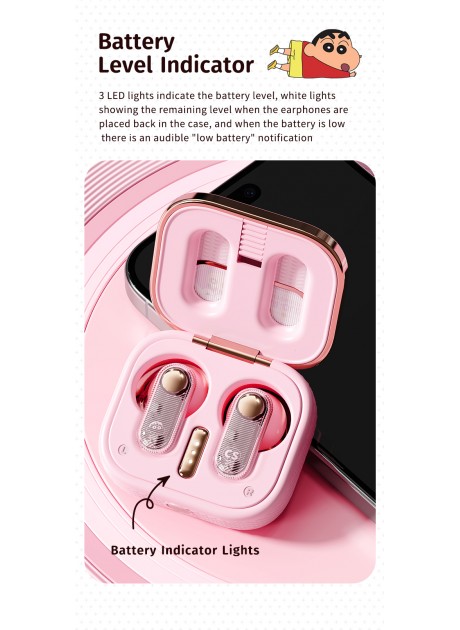 Crayon Shinchan Retro Series TWS Bluetooth Earphones