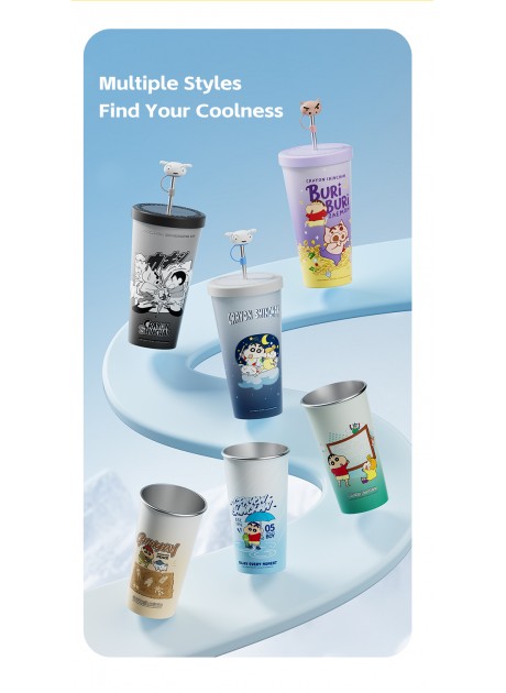 Crayon Shinchan Color-Changing Iced Cup 630ml or 940 ml