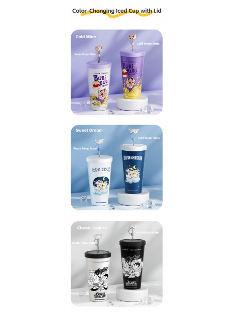 Crayon Shinchan Color-Changing Iced Cup 630ml or 940 ml