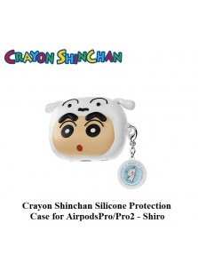 Crayon Shinchan Silicone Protection Case for AirpodsPro/Pro2 - Shiro