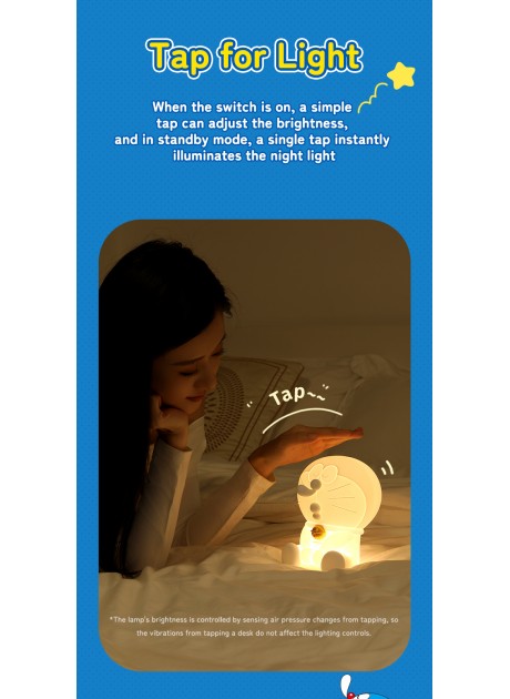 Doraemon Sleep Companion Pat Night Light