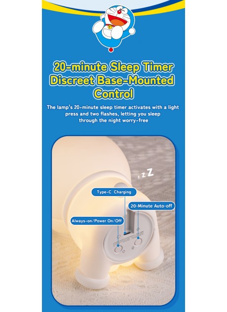 Doraemon Sleep Companion Pat Night Light