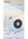 Doraemon Vintage Vinyl Record Player Style Bluetooth Speaker