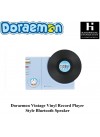 Doraemon Vintage Vinyl Record Player Style Bluetooth Speaker