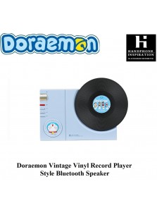 Doraemon Vintage Vinyl Record Player Style Bluetooth Speaker
