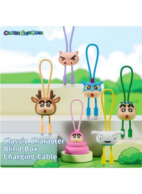 Crayon Shinchan Blind Box Charging Cable Type-C to Type-C