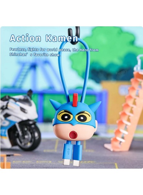 Crayon Shinchan Blind Box Charging Cable Type-C to Type-C