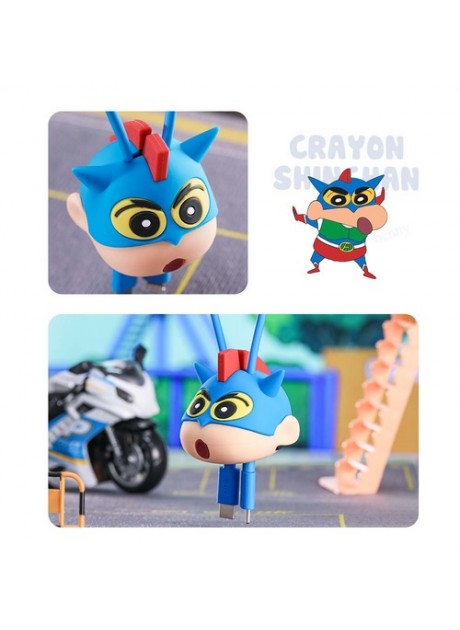 Crayon Shinchan Blind Box Charging Cable Type-C to Type-C