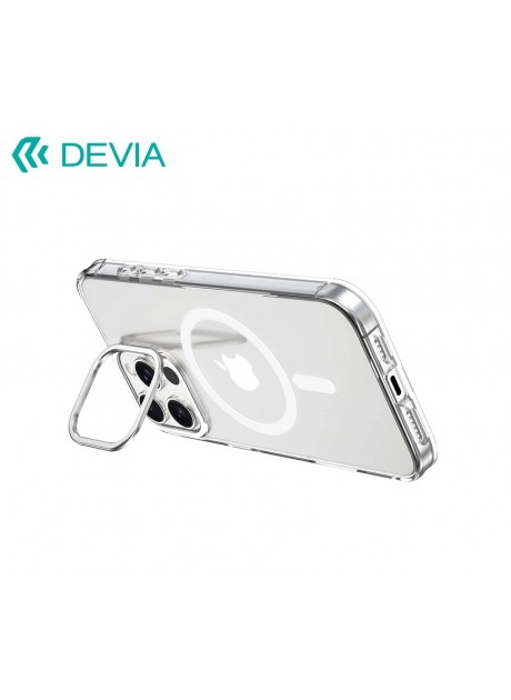 Devia® Snow Crystal Series Magnetic Shockproof Case With Camera Ring Bracket for iPhone 16 Series ( 2M Drop Test Certified )