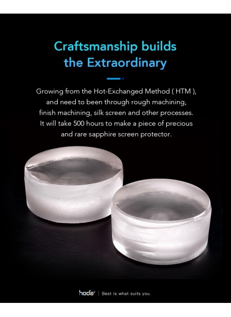 Hoda【iPhone 16 Series】Sapphire HD Full Coverage Glass Screen Glass Screen Protector (6.3"/6.9") with Helper