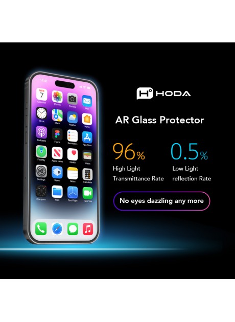 Hoda【iPhone 16 Series】Anti Reflective Bluelight Filter Glass Screen Protector (6.3"/6.9")