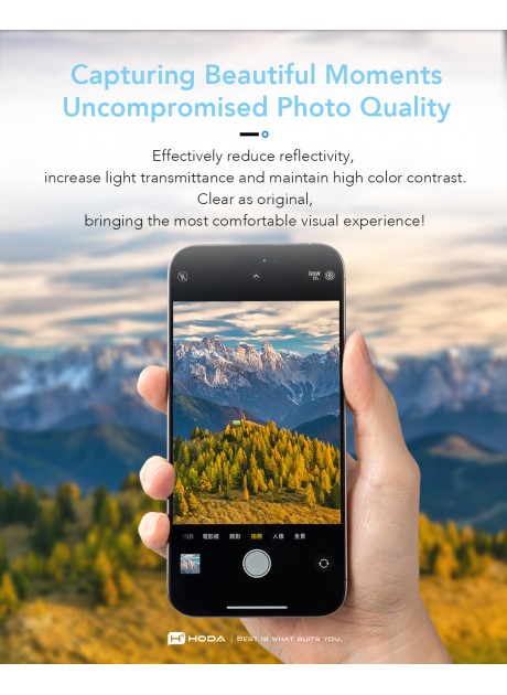 【iPhone 16 Pro/ 16 Pro Max】Sapphire Lens Protector (3 Lens) Designed as original outlook | hoda®