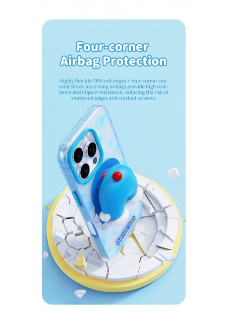 Doraemon InShare Boogie Series Protection Case for iPhone 16 Pro Series By Rock