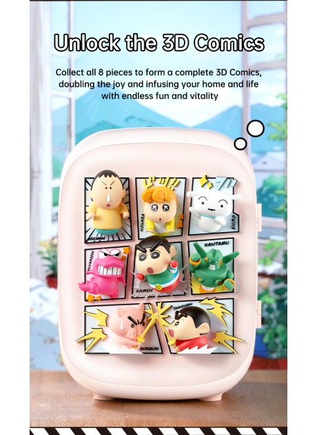 Crayon Shinchan Comic Series Fridge Magnets Blind Box