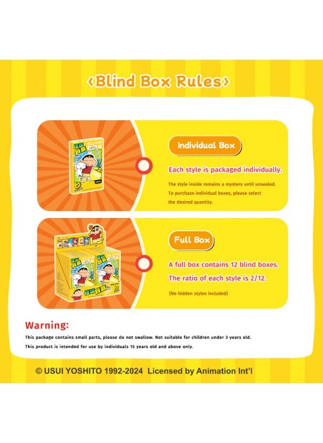 Crayon Shinchan Acrylic Key Chain Blind Box