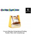 Crayon Shinchan Swing-themed Parking Number Plate with Aromatherapy