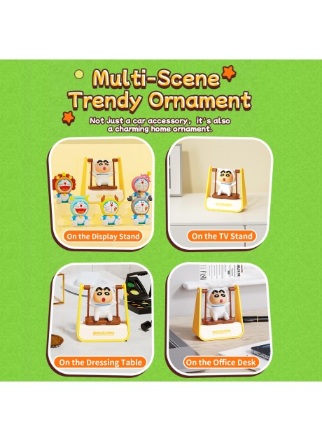 Crayon Shinchan Swing-themed Parking Number Plate with Aromatherapy