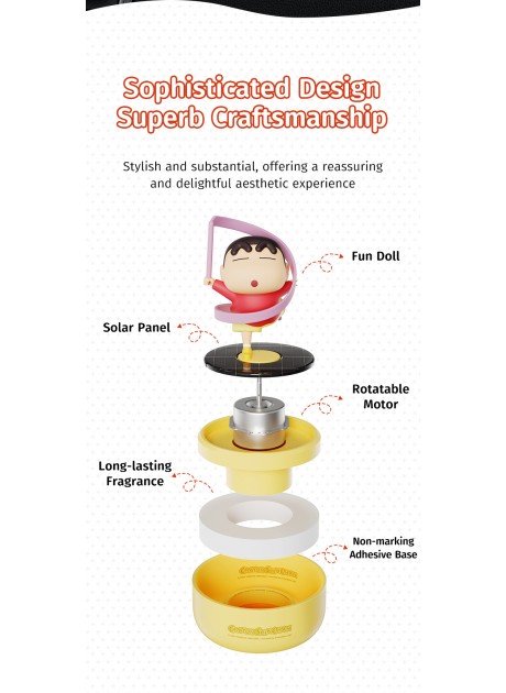 Crayon Shinchan Solar-Powered Rotating Aroma Diffuser