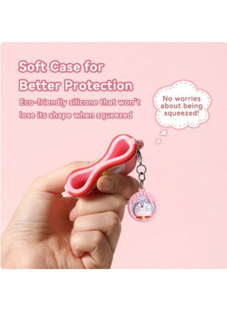 Doraemon Treasure Bag Silicone Protection Case for Airpods 4 - Rabbit