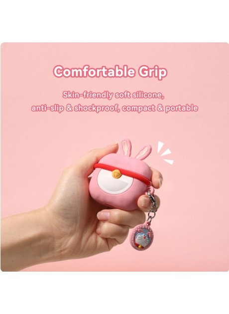 Doraemon Treasure Bag Silicone Protection Case for Airpods 4 - Rabbit