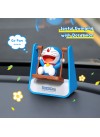 Doraemon Swing-themed Parking Number Plate with Aromatherapy