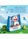 Doraemon Swing-themed Parking Number Plate with Aromatherapy