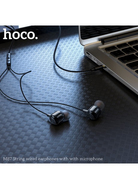Hoco M87 String Wired Earpiece With Mic (3.5mm)