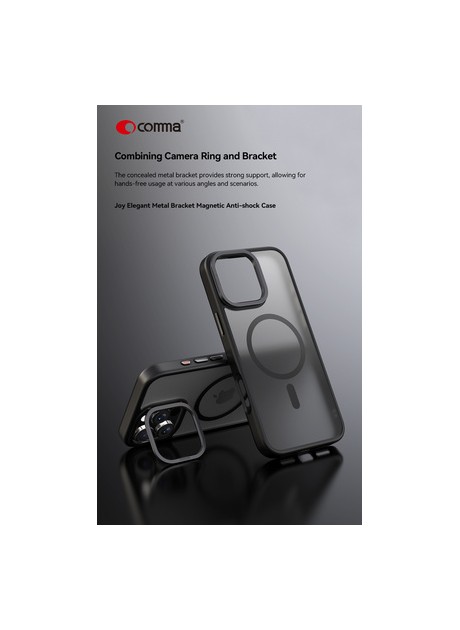 Comma® Joy Elegant Series Magnetic Case For Iphone 16 Series