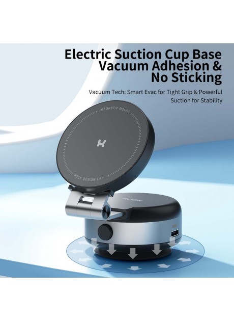 Rock Q16 Magnetic Electric Suction Phone Holder