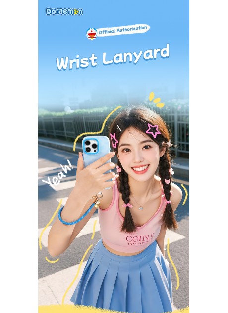 Doraemon Wrist Lanyard - Classic / Sleep / Sweet