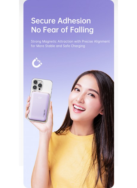 ROCK P30 Portable 10000Mah Powerbank With Magnetic & Stand