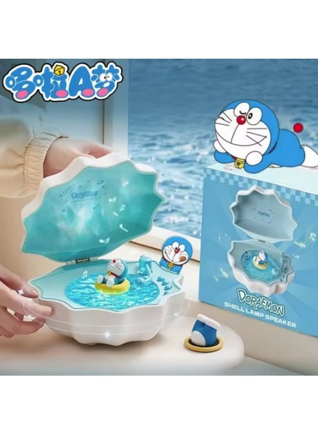 Doraemon Shell Night Lamp Bluetooth Speaker