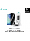Devia【iPhone 17 Pro/ 17 Pro Max】Van Series Full Screen Privacy Tempered Glass（With Assist Tool)