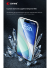 Comma® iPhone Air / 17 Pro / 17 Pro Max Crystal Diamond Hardness Tempered Glass（With Assist Tool)