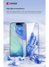 Comma® iPhone Air / 17 Pro / 17 Pro Max Crystal Diamond Hardness Tempered Glass（With Assist Tool)