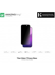 AMAZINGthing IPhone 17 Series Titan Vision 7 Privacy Tempered Glass