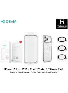 Devia IPhone 17 Series Starer Pack ( Case / Protector / Lens Cover )