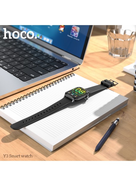 HOCO Smartwatch Y3(Fitness Tracker Heart Rate Monitor For Android/IOS)