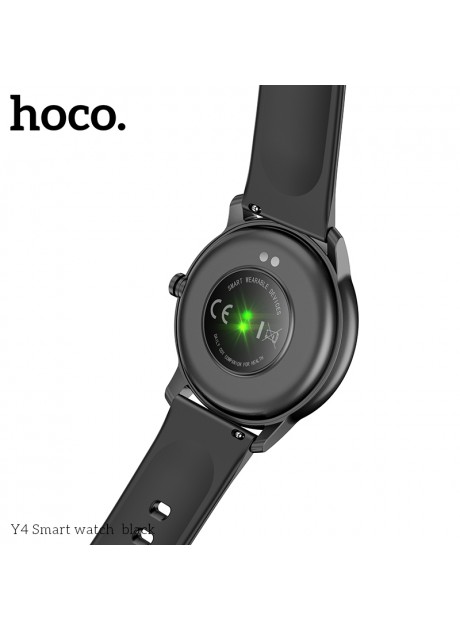 Hoco Smartwatch Y4 (Sleep Management/Heart Rate Monitor/Fitness Tracker For Android/iOS)