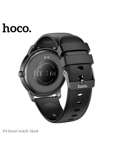 Hoco Smartwatch Y4 (Sleep Management/Heart Rate Monitor/Fitness Tracker For Android/iOS)