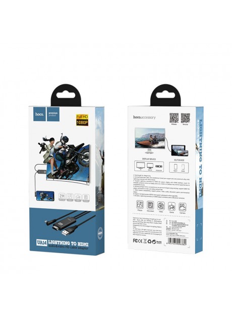 Hoco UA14 Lightning to HDMI Aluminum Alloy Cable