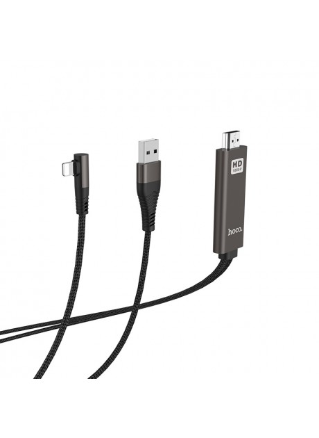 Hoco UA14 Lightning to HDMI Aluminum Alloy Cable