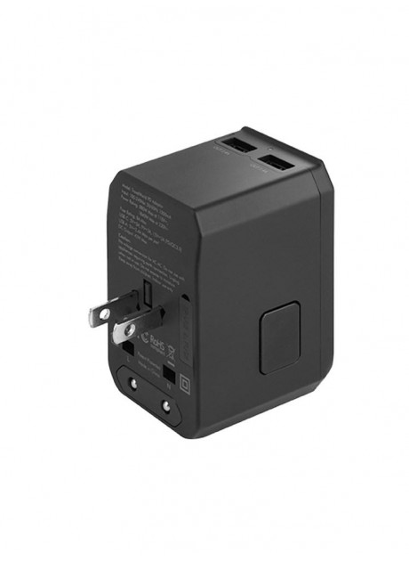 ENERGEA Travelworld PD2 Adapter USB Charger 45W 3xUSB Fast Charging Port + 1xUSB-C PD 45W